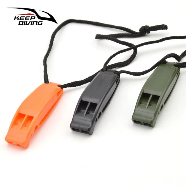 Bonita pipa de emergencia portátil supervivencia al aire libre 1 pieza 7,2*2*1,5 cm kayak camping buceo