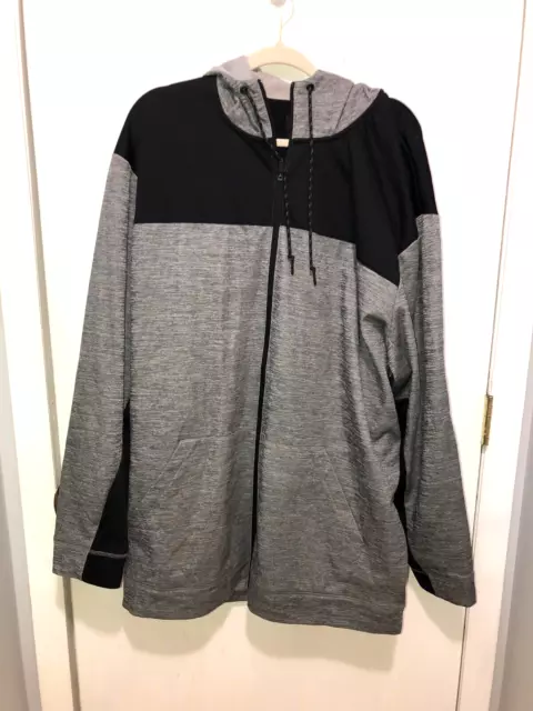 The Foundry Supply Co Mens 3XLT Full Zip Hoodie Jacket Sweatshirt Fleece Lined