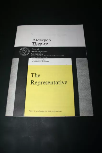 The Representative - 1963 RSC Aldwych Theatre Programme - Ian Richardson