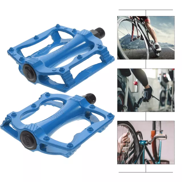 2 Pcs D'aluminium Pédales De Vélo Pièces Pour Vélos Crampons Cyclisme