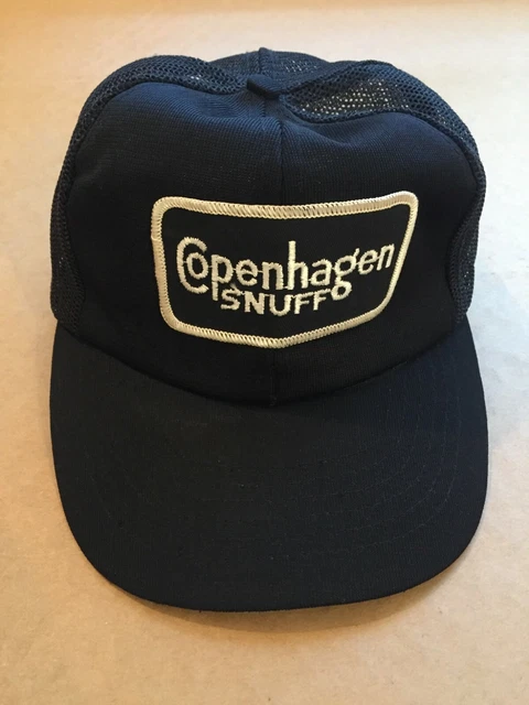 COPENHAGEN SNUFF TRUCKER Hat Cap vtg mesh snapback tobacco $94.96