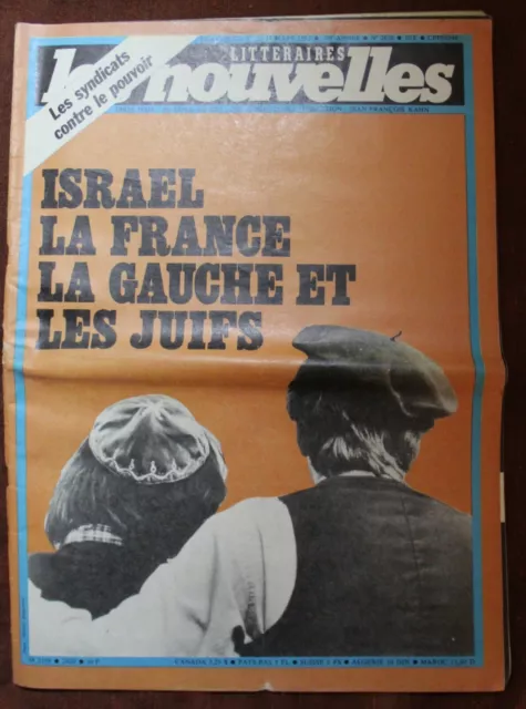 Les Nouvelles Littéraires / Journal n°2826 (1982) Kadaré, Bébé éprouvette...