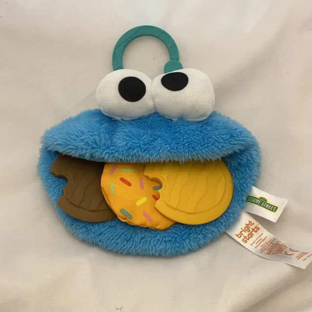 Cookie Monster Cookie Mania Baby Teether Stroller Attachment Bright Starts