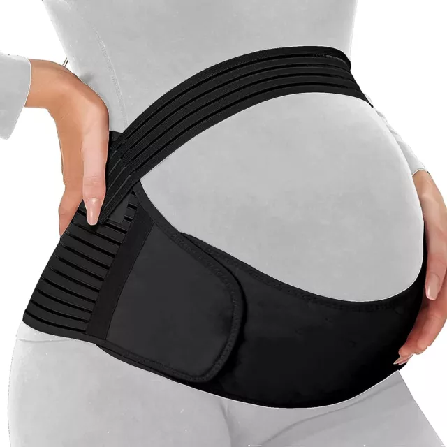 Maternity Pregnancy Lumbar Back Support Band Belt Bump Waist XL 34.60 to 50 Inch