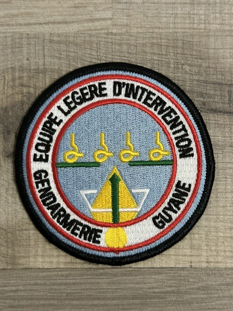 Écusson Gendarmerie - Brigades Fluviales De Guyane - Version Camouflage - Occasion