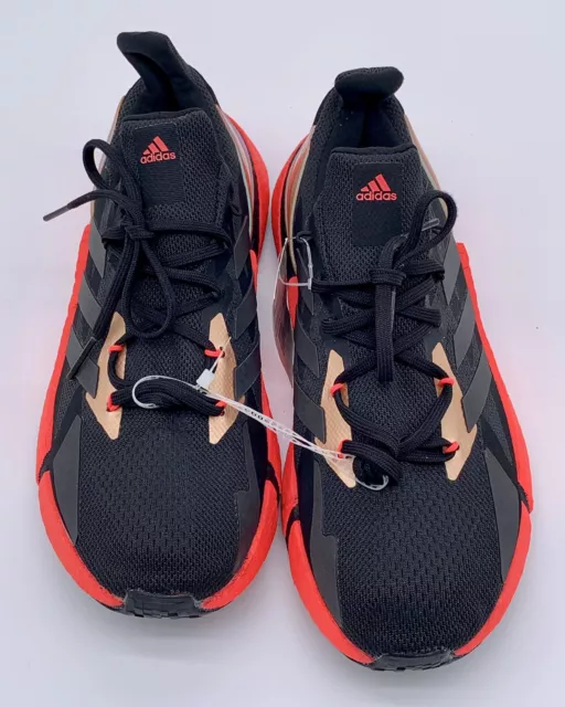 New Adidas Men’s X9000L4 Course A Pied Running Black Red Shoes FW8389 Size 11