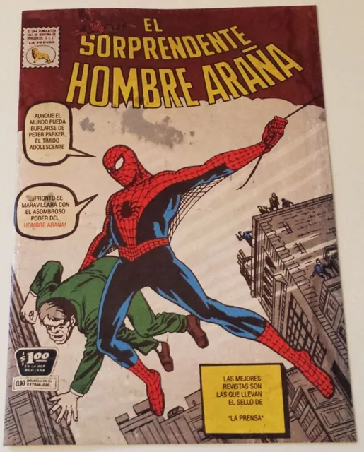 Amazing Fantasy #15 El Sorprendente Hombre Araña SPIDER-MAN Mexico Fan Edition