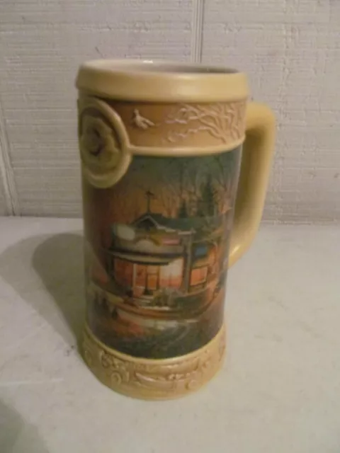 Miller Beer Ducks Unlimited Terry Redlin 7" Stein Mug Welcome to Paradise 1997