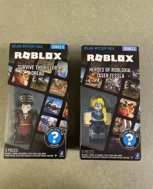 ROBLOX Deluxe Mystery Pack Heroes of Robloxia Taser TESSLA for sale online