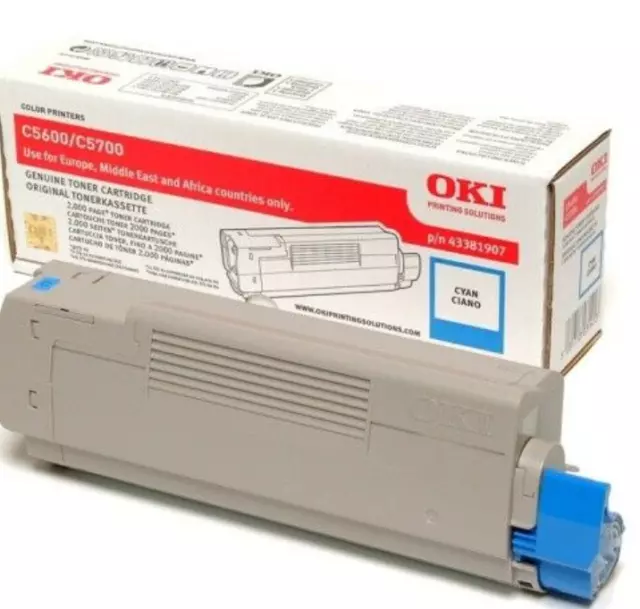 Oki 43381907 Toner Cyan C5600/C5700