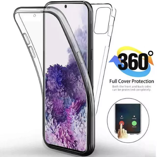 360° Handyhülle Für Samsung Galaxy S10 Plus Handy Schutz Hülle Tpu Silikon Klar