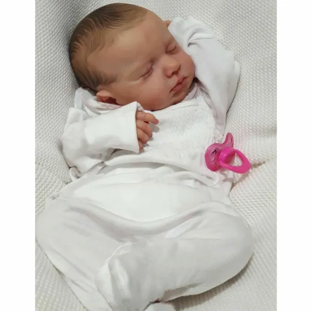19in Reborn Baby Doll 3D Soft Touch Real Boy Girl Newborn Full Handmade Kid Gift