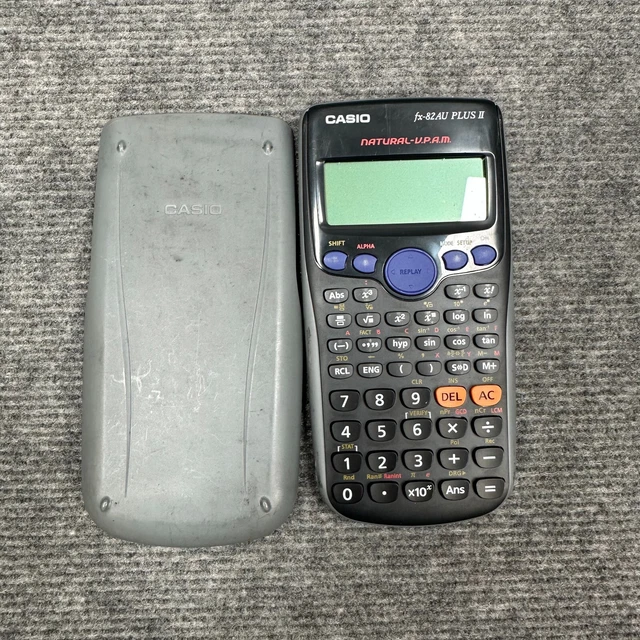 CASIO FX82AU PLUS II Scientific Calculator Dual Display Line Working