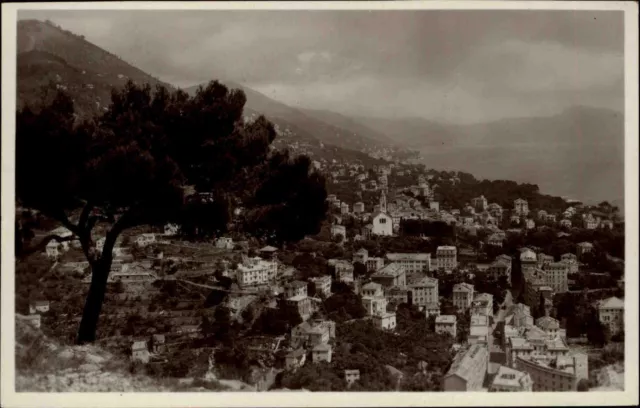 Genova Genua Italien 1933 Genova Nervi Panorama Gesamtansicht Blick auf das Meer