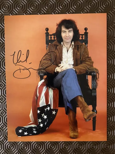 Neil Diamond Signed 8 X 10 Photo With COA