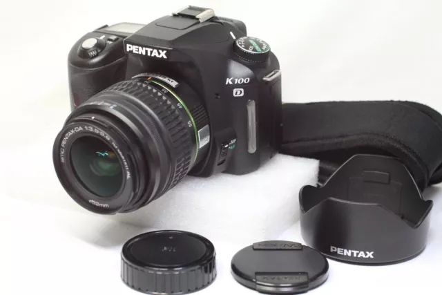 Pentax K100D Cámara réflex digital de 6,1 MP + lente de zoom Pentax-DA...