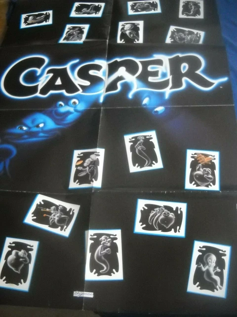 ALBUM FIGURINE STICKER - Casper - Fantasmino - Poster Completo Delle 16 ...