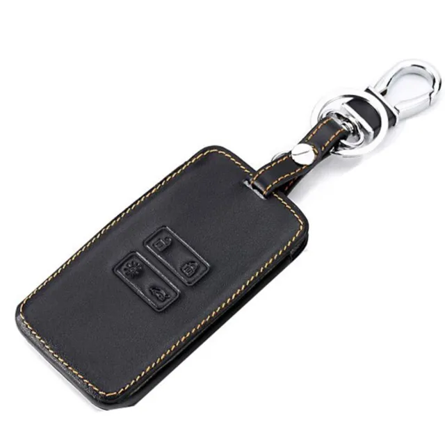 Housse de porte-clés en cuir de luxe Porte-clés Fob compatible