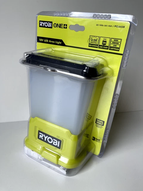Genuine Ryobi Compact LED Area Light 18V LED Lantern / Light