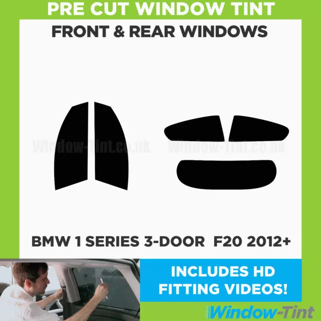 For BMW 1 Series 3-Door Hatchback  F20 2012+ Full Pre Cut Window Tint Kit Film
