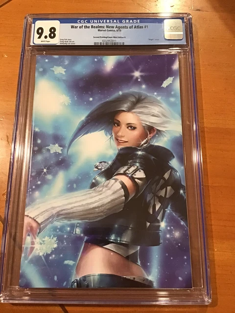 War of the Realms New Agents of Atlas 1 2nd Print VIRGIN CGC 9.8