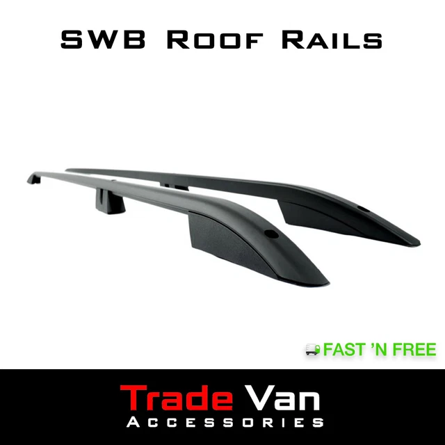 VW T5 TRANSPORTER Roof Rails Black Caravelle Roof Bars Rack Oem Quality