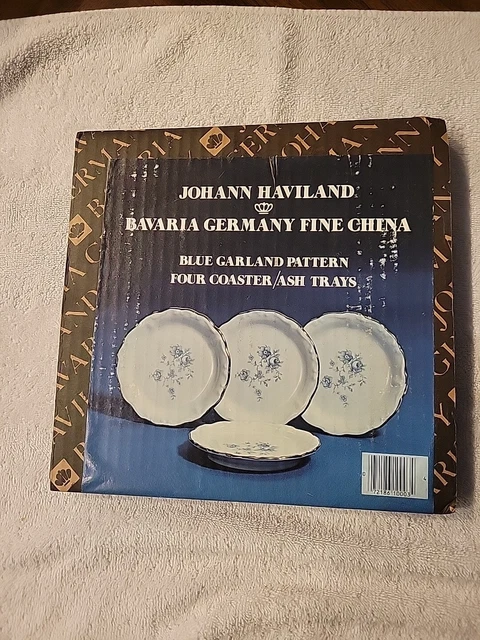 Johann Haviland Bavaria Germany China Blue Garland Value