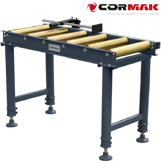 CORMAK SERVANTE Convoyeur d'entrées sortie 1 m 6 ROULEAUX 900 kg jauge de longue