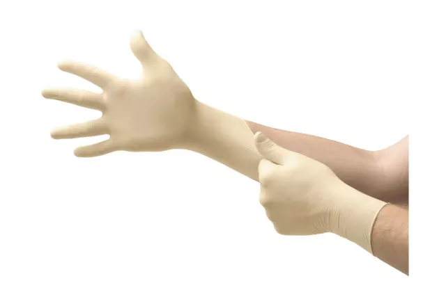Microflex Diamond Grip MF-300 Disposable Gloves Latex Multi-Purpose  Powder Free