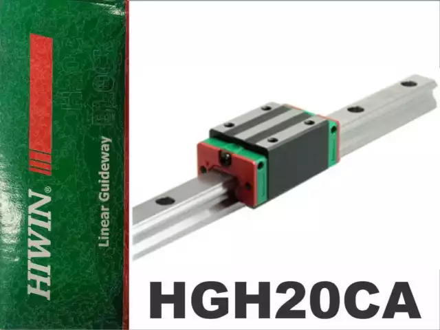 New Hiwin HGH20CAZAC Square Block Linear Guides HGH20 Series up to 4000mm Long