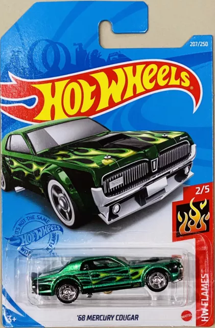 Hot wheels Super Treasure Hunt ‘68 Mercury Cougar Green STH 2021 L Box Case