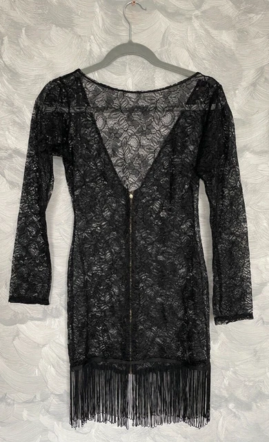 ann summers black lace dress Ann Summers Sorella Maxi Chemise Black / XS