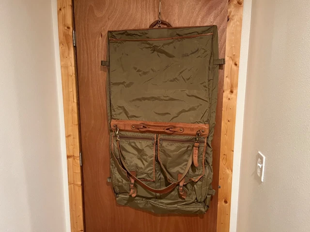 Hartmann luggage folding garment bag vintage with shoulder strap