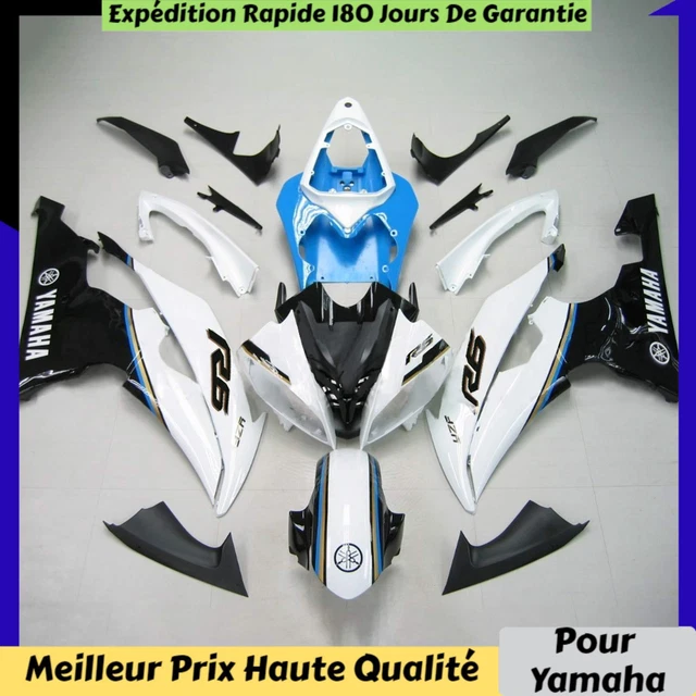 Kit Carénage Complet Yamaha PW50 - Plastiques Bleus Avant/Arrière, Réservoir, Siège - Pit Bike