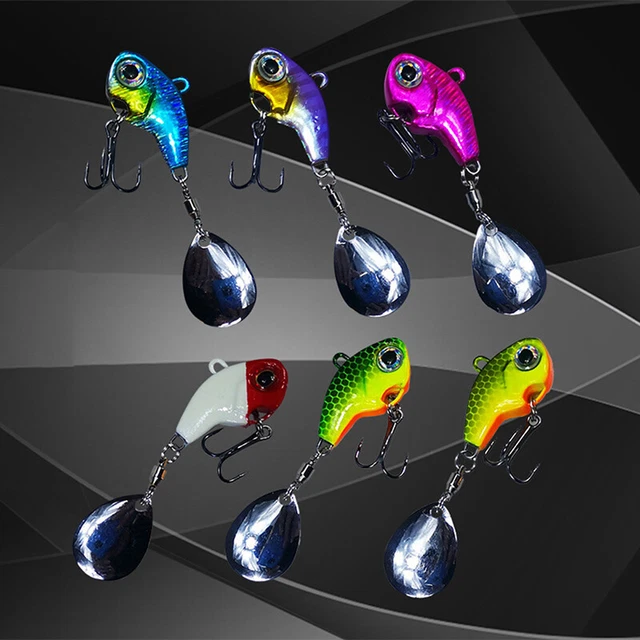 1pcs Fishing Lures Jig Spinner Spin jig Sinking Wobbler Hooks for Pike Wall-lk