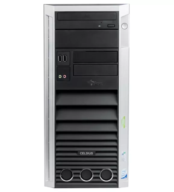 ✅ Ordinateur ✅ Tour Fujitsu Celsius W360 Core 2 Duo 160GB DDR2 2GB Intel Q35