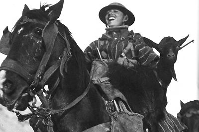 Les Commandos de France servent un mortier Alsace 1944 WW2 