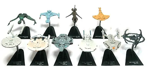 Star Trek ship figures vol.1 set of 10 made by Furuta Japan