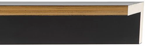 Canvas Floater Frame Moulding (Wood) 18Ft Bundle - Contemporary Gold Finish - 2.