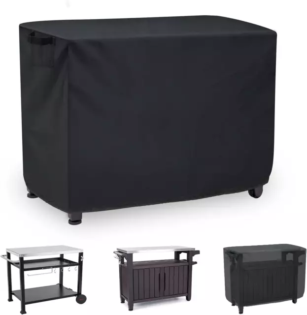 Hoedia 52 Inch Outdoor Prep Table Cover for Keter Unity XL Portable Table, BBQ