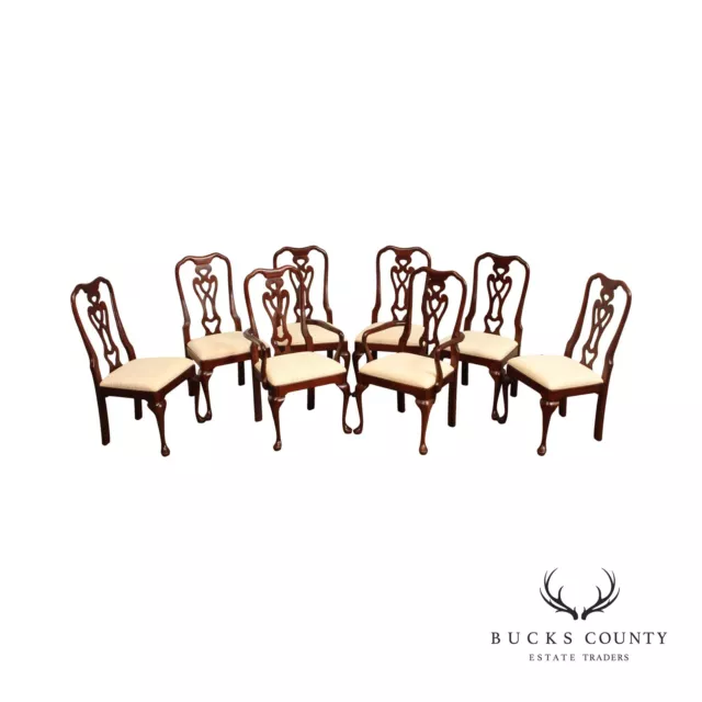 Pennsylvania House Queen Anne Style Set of Eight Cherry Dining Chairs Pennsylvania House Queen Anne Style Set of Eight Cherry Dining Chairs