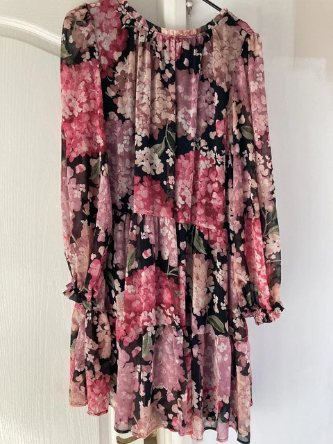 sachin and babi light blue dress ZIMMERMANN Belted floral-print chiffon midi dress