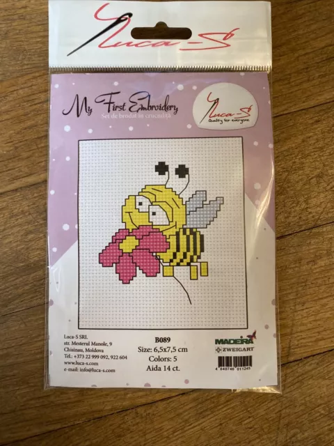 Luca S Cross Stitch Kit  B089 - “Bee”