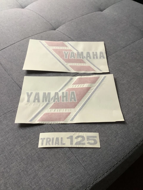 vends autocollants /décoration reservoir yamaha ty 125 type 1 k6.
