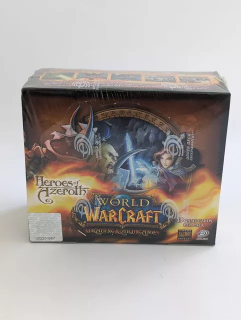 World of Warcraft WOW Card Game TCG Heroes of Azeroth Booster Box Sealed 24 Pack