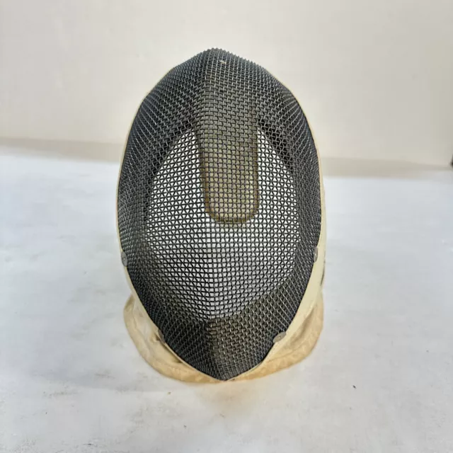 Vintage Santelli NYC Blade Fencing Helmet Mask Wire Mesh Face Guard Great Shape!