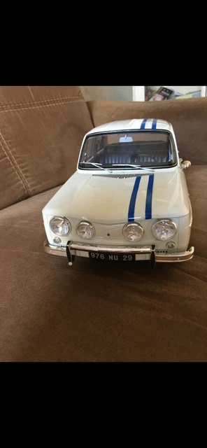 Renault 8 Gordini Blanche échelle 1/12 Ottomobile Miniature Voiture De Sport