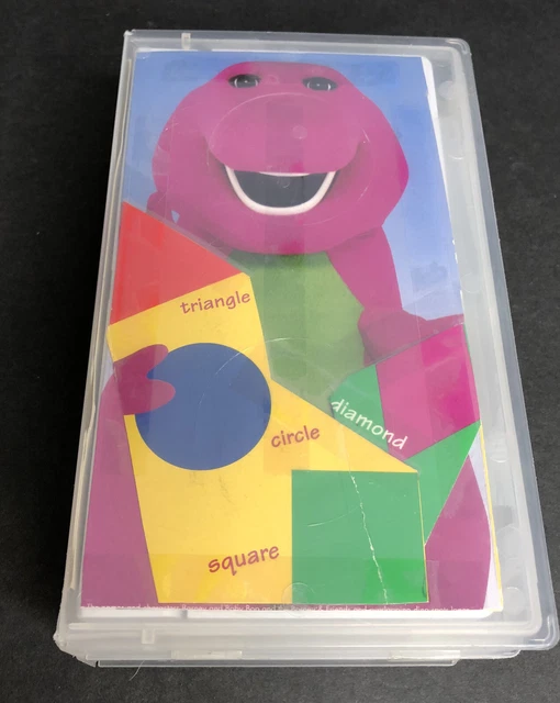 BARNEY & FRIENDS Colors & Shapes VHS Tapes 2 Pack The Purple Dinosaur