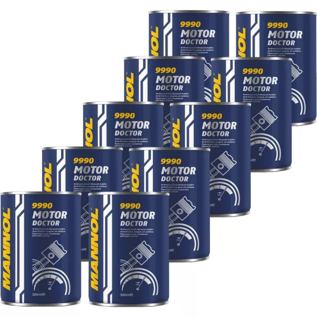 10x 300mL MANNOL MOTOR DOKTOR ADDITIV MOTORÖL ANTIVERSCHLEIß MOTOR-ÖL