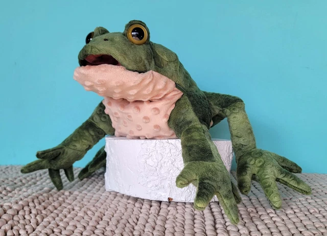 FOLKMANIS TOAD HAND puppet ~6 in tall $15.00 - PicClick